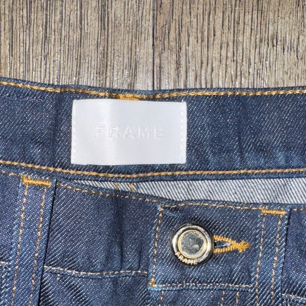 Frame Le Italien True Straight High Rise Jeans Rinse - Picture 7 of 13